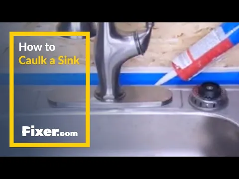 How To Caulk A Kitchen Sink