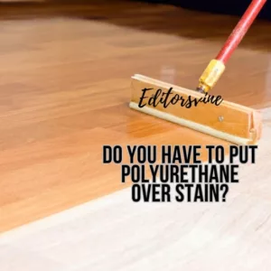 Do You Have To Put Polyurethane Over Stain